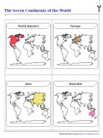 The Seven Continents Flashcards