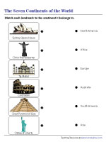 Matching Landmarks to Their Continents