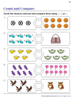 Count and Compare Worksheets