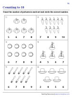 Count the Pictures | Worksheet #1