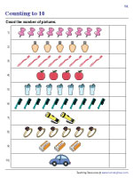 Online Counting Games For Kindergarten 1-20 + Workheets