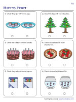 Identifying Groups with More or Fewer Objects