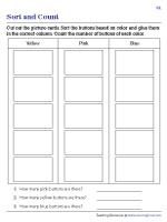 Sort and Count Worksheets