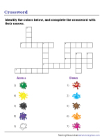 Color Crossword Puzzle