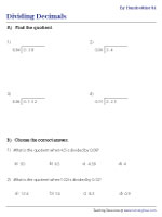 Dividing Decimals by Hundredths