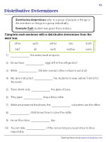 Distributive Determiners