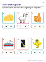 Circling Consonant Digraphs