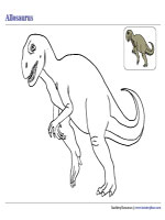 Coloring Allosaurus