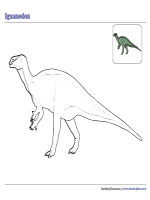 Coloring Iguanodon