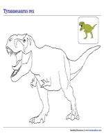 Coloring Tyrannosaurus