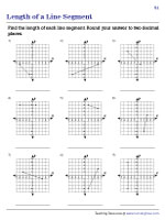 Finding the Length of a Line Segment Using Pythagorean Theorem