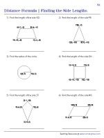 Finding the Length of the Side - Shapes