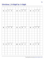Dividing 2-Digit Numbers by 1-Digit Numbers Using Grids