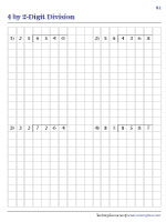 Dividing 4-Digit by 2-Digit Numbers Using Grids