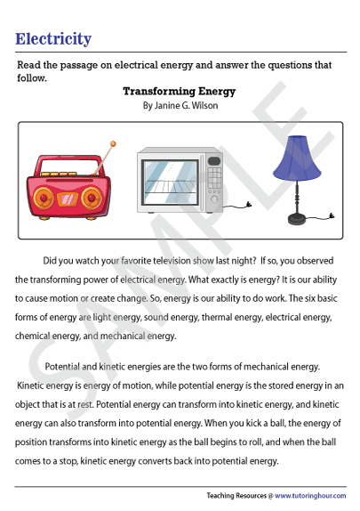 Transformation of Electrical Energy