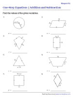 Addition and Subtraction - Shapes