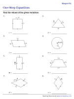 Application in Geometry - One-Step Equations