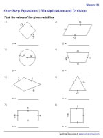 Multiplication and Division - Shapes