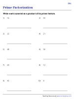 Prime Factorization - Easy