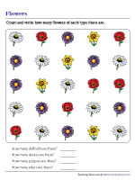 How Many of Each Flower Are There