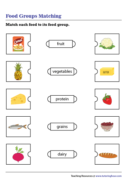 Food Groups Matching