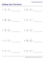 Adding Proper Fractions 2