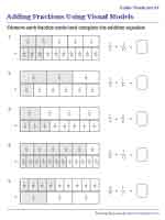 Adding Unlike Fractions with Visual Models 1
