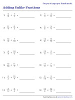 Adding Proper and Improper Fractions