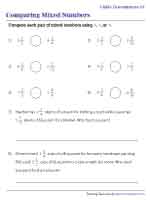 Comparing Mixed Numbers - Unlike Denominators