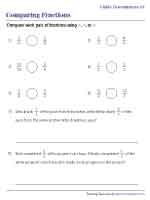 fractions compare worksheet Comparing Fractions with Different Denominators