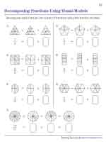 Decomposing Fractions Worksheets