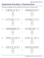 Writing Equivalent Fractions Using Visual Models 1