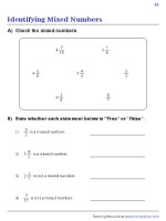 Identifying Mixed Numbers | Worksheet #2