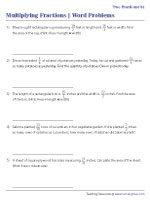 word problems multiply fractions Multiplying 2 Fractions Word Problems - Customary