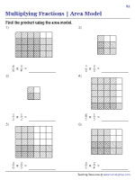 Multiplying Fractions Using Area Models