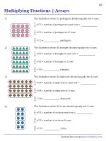 Multiplying Fractions Using Arrays 2