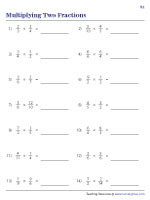 Multiplying Two Fractions