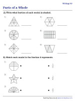 Parts of a Whole - Writing Fractions 2