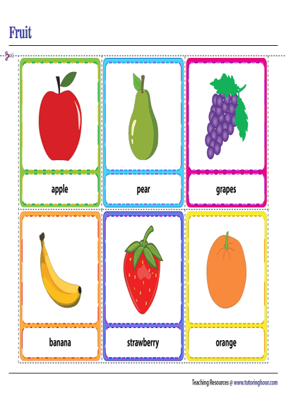 Fruit Flashcards