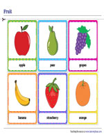 Fruit Flashcards