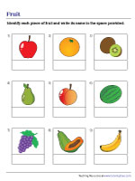 Recognizing and Labeling Fruit