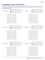 Graphing Linear Functions - Type 3