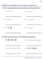 Explicit Formula for Geometric Sequences - Level 2 - 1