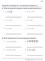 Explicit Formula for Geometric Sequences - Level 2 - 2