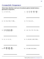 Identifying Geometric Sequence 2