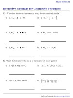 Geometric Sequence - Mixed Review 2