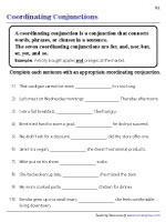 Coordinating Conjunctions | FANBOYS