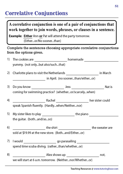 correlative-conjunctions-worksheet