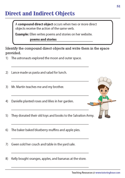 Finding Compound Direct Objects