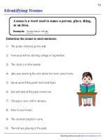 noun worksheets